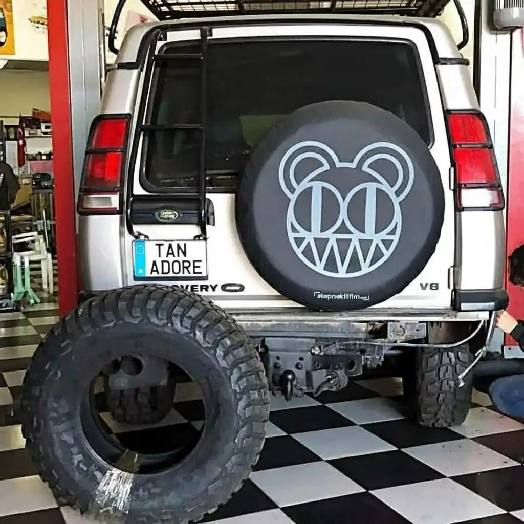 Cat Design Printed Spare Wheel Tire Cover